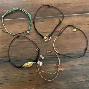 Lot of 5 Pura Vida bracelets